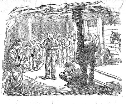 Meeting in a coal mine